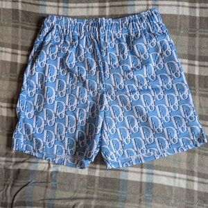 Bravest Studios Blue/White Dior Shorts Small